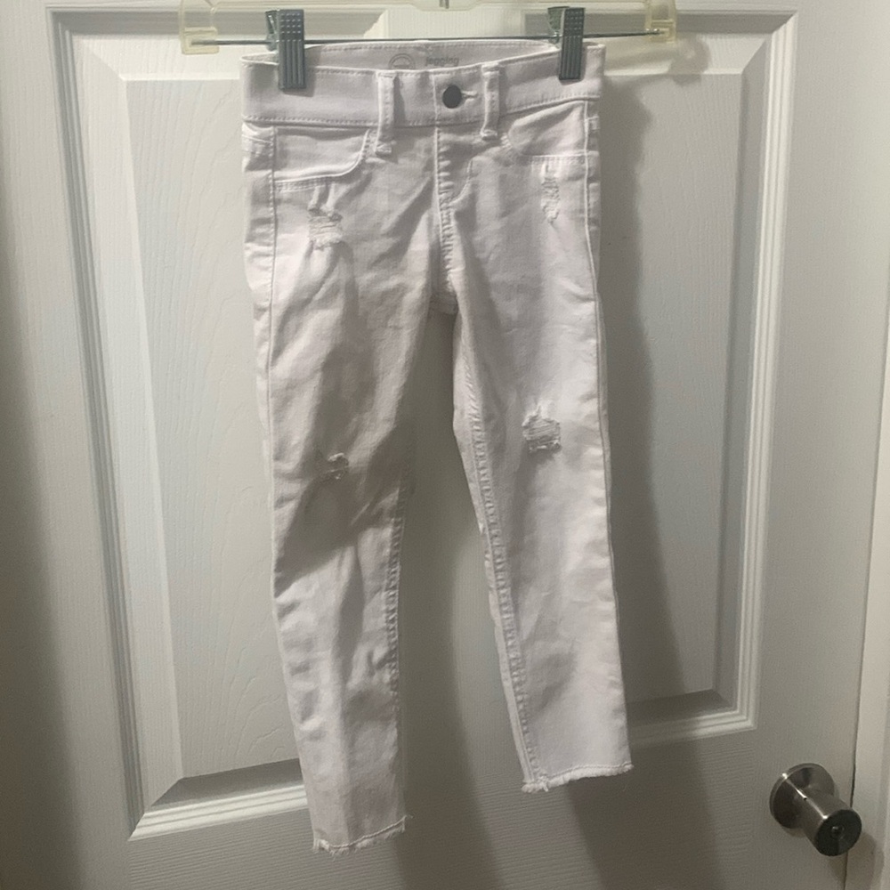 Kids Girls Wonder Nation White Jegging Jeans Pants